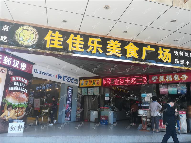 香港路地铁口465平米美食城整体打包或空转